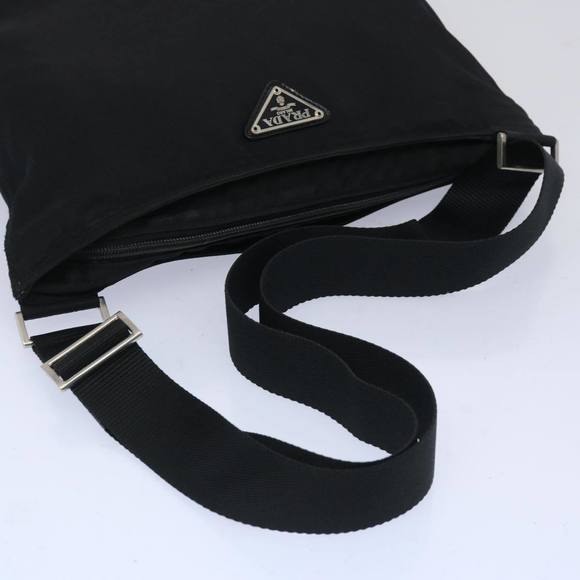 PRADA Shoulder Bag Nylon Black Auth 66003 - Picture 7 of 16